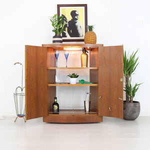 Turnidge of London Fold Out Teak Drinks Bar - teakyfinders