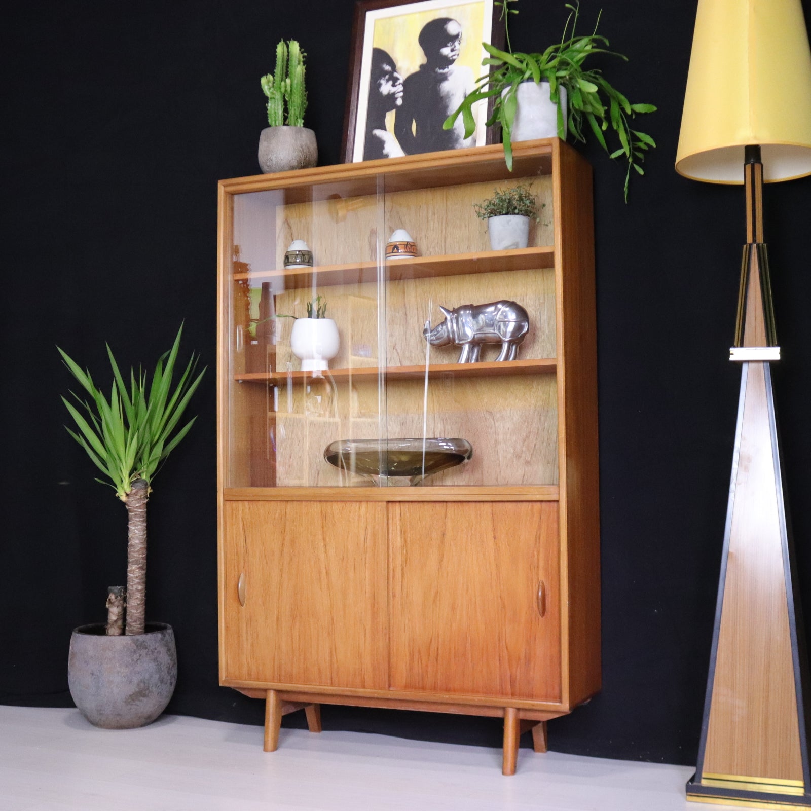 Gibbs Teak Display Cabinet - teakyfinders