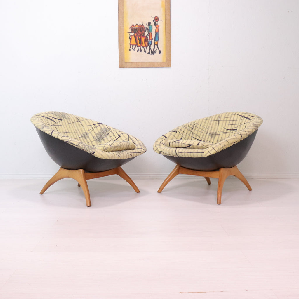 Lurashell Pod Pair of Armchairs Angelina range - teakyfinders