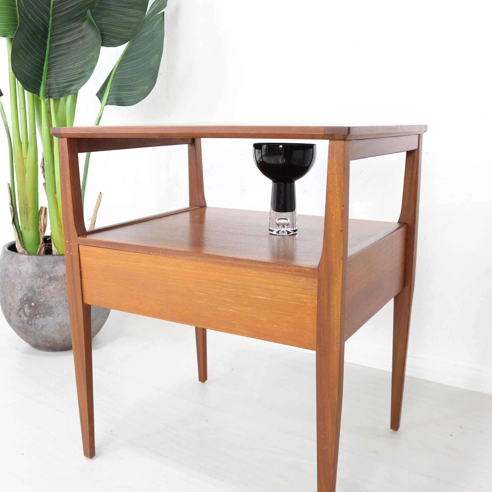 Nathan Teak Side Table plant Stand - teakyfinders