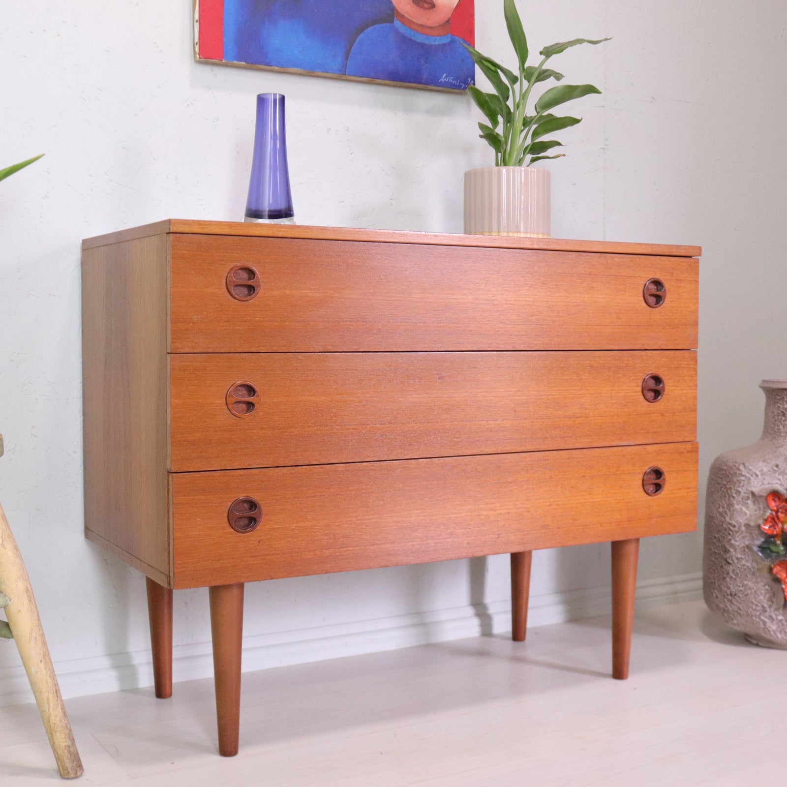 Danish Teak Chest of Drawers - teakyfinders