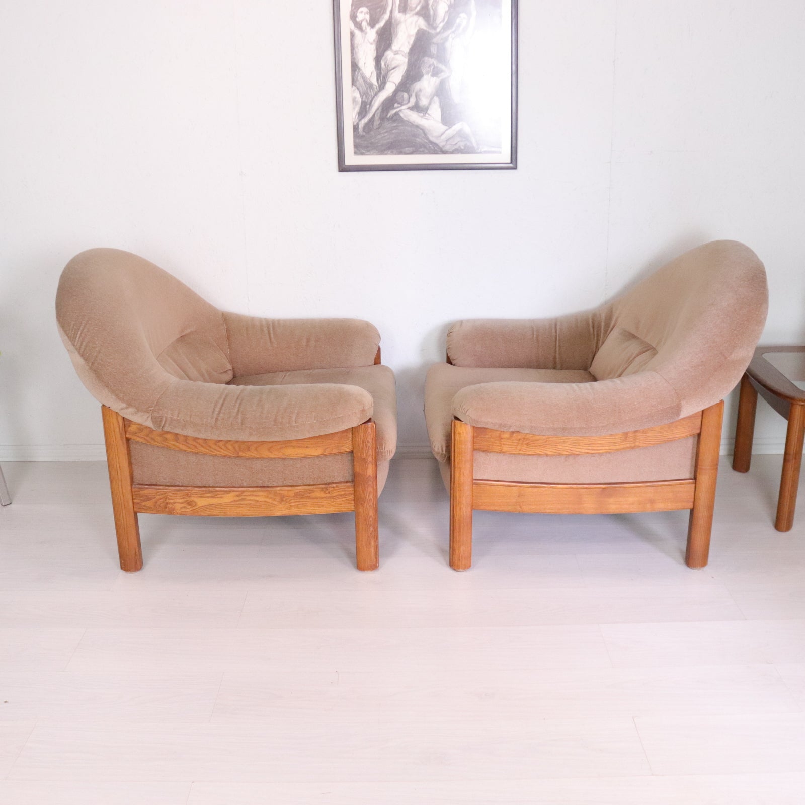 Vintage G plan Shelbourne Matching Pair of Armchairs - teakyfinders