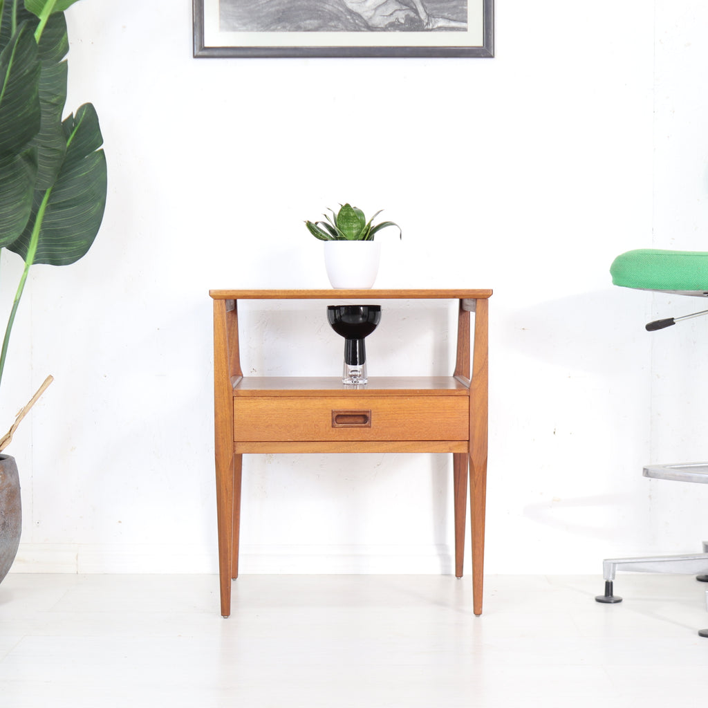 Nathan Teak Side Table plant Stand - teakyfinders