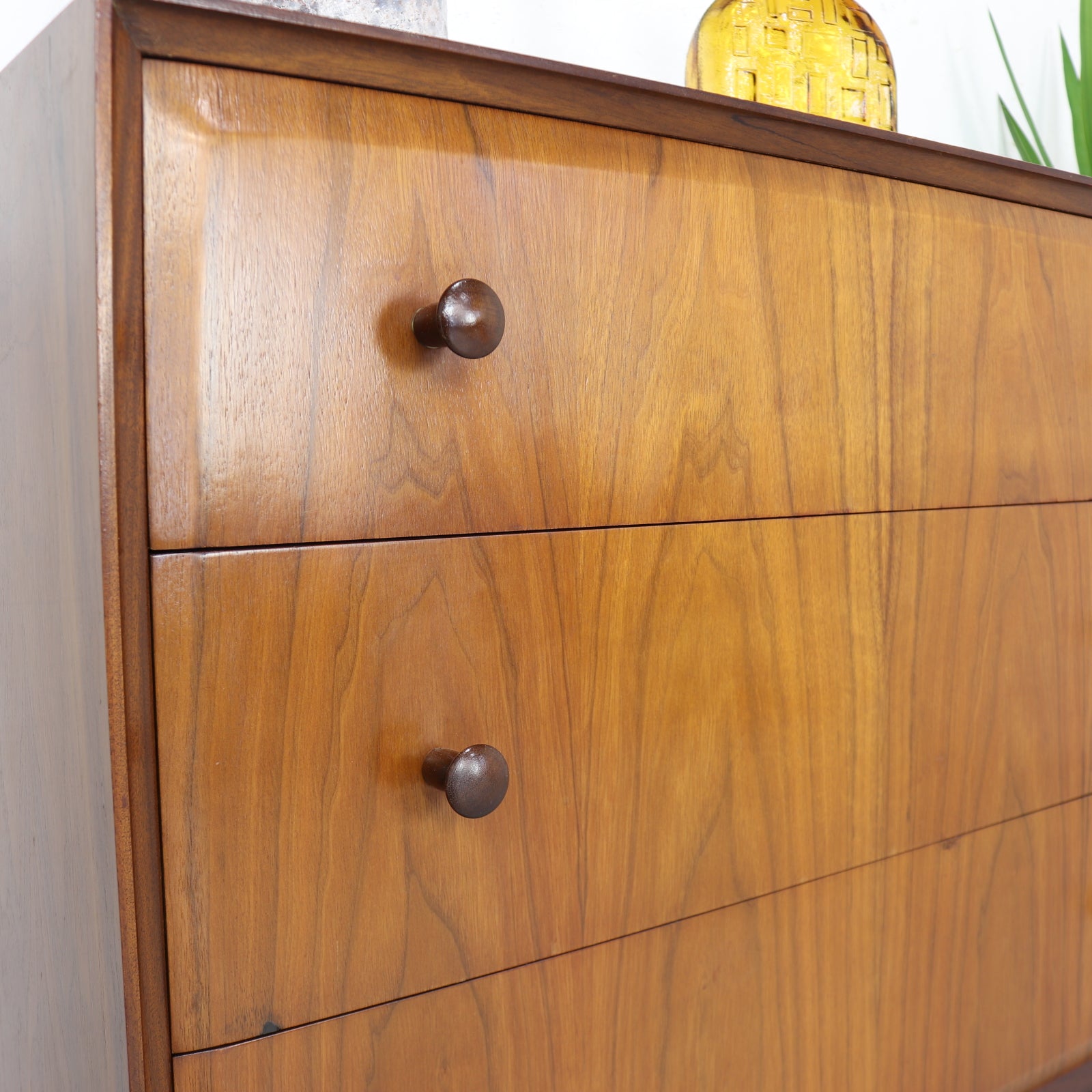 Rare Meredew Walnut Chest of Drawers - teakyfinders