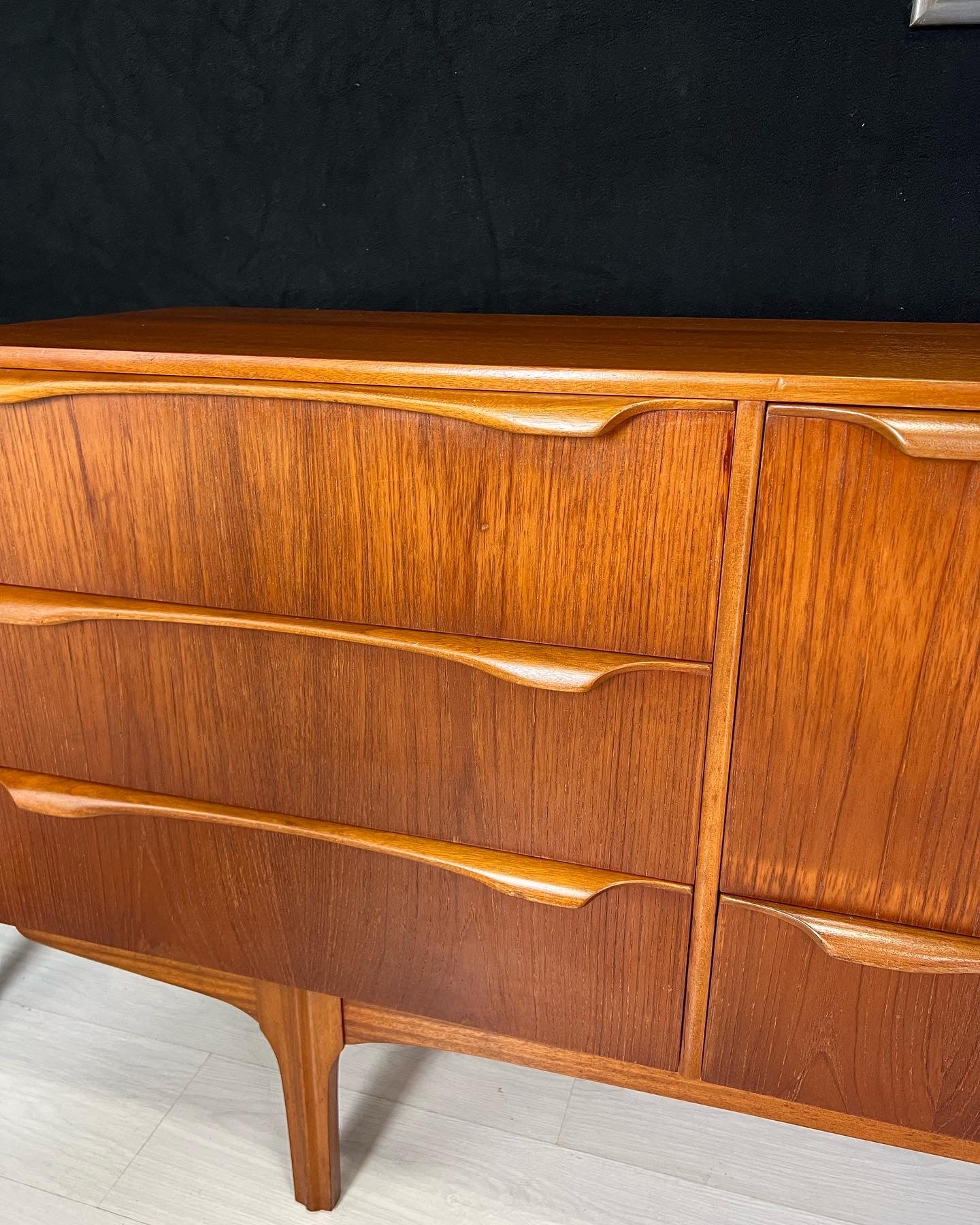 S Form Teak Sideboard - teakyfinders