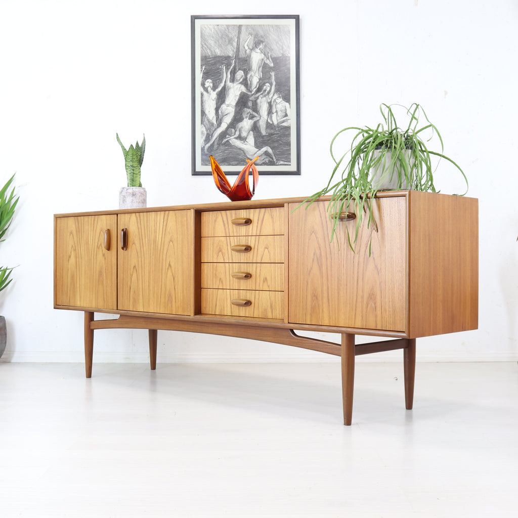 G Plan Long Brasilia Teak Sideboard - teakyfinders