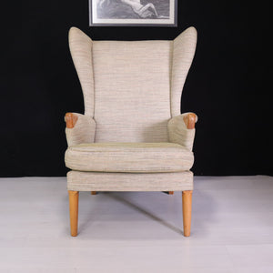 Retro Parker Knoll 757 Wingback Armchair - teakyfinders